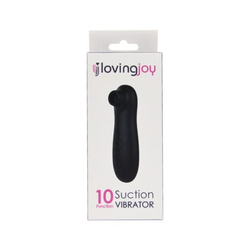 Loving Joy 10 Function Clitoral Suction Vibrator Black - Image 5