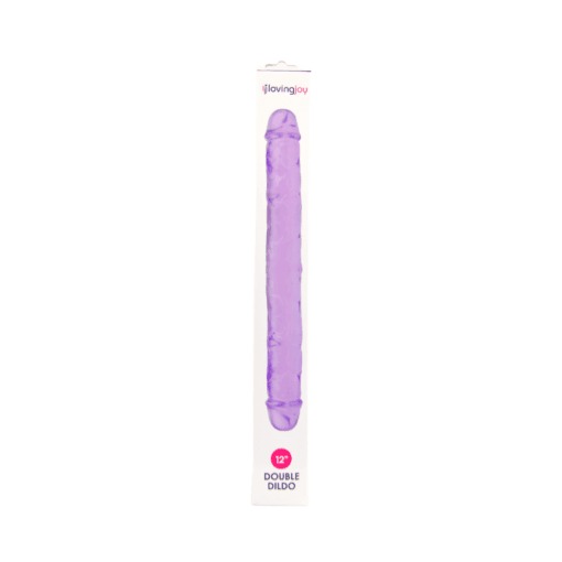 Loving Joy 12 Inch Double Dildo Purple - Image 7