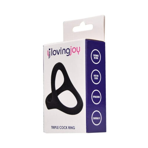 Loving Joy Silicone Triple Cock Ring - Image 7