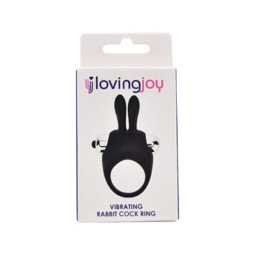 Loving Joy Silicone Vibrating Rabbit Cock Ring - Image 5