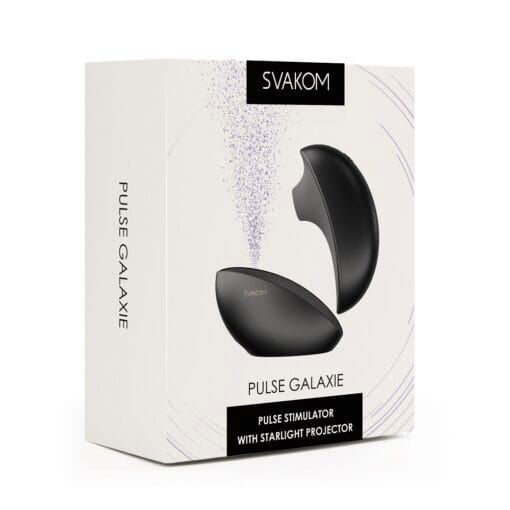 Svakom Galaxie Suction Vibrator with Mood Projector Midnight Black - Image 15