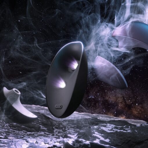 Svakom Galaxie Suction Vibrator with Mood Projector Midnight Black - Image 3