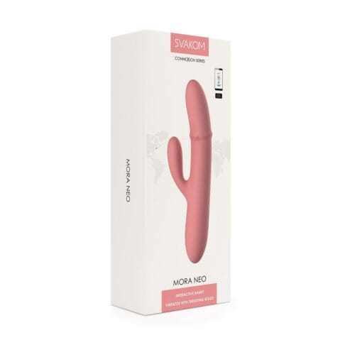 Svakom Mora Neo Interactive Rabbit Vibrator with Thrusting Beads - Image 9