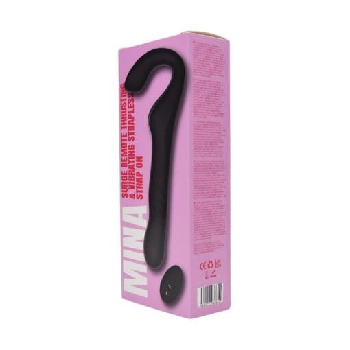 Mina Surge Remote Thrusting & Vibrating Strapless Strap On - Image 16