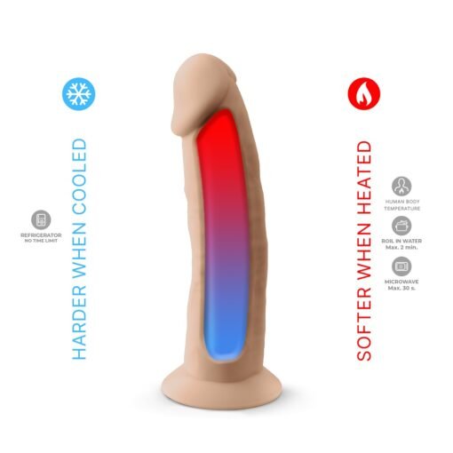 SilexD 7.5 inch Realistic Silicone Dual Density Dildo with Suction Cup - Image 5