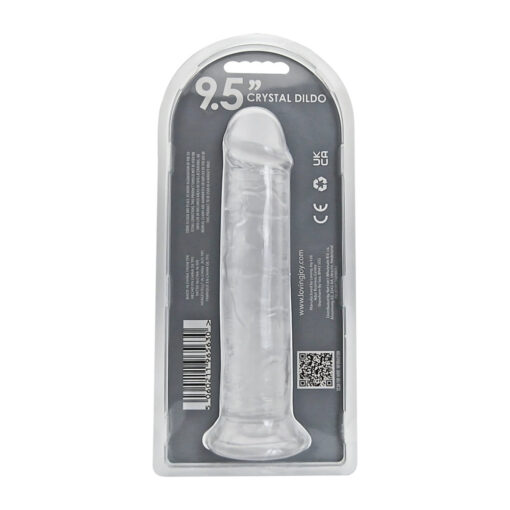 Loving Joy 9.5 Inch Suction Cup Dildo Clear - Image 7