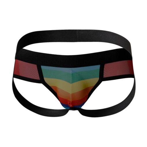 C4M Mixed Jockstrap Rainbow - Image 3