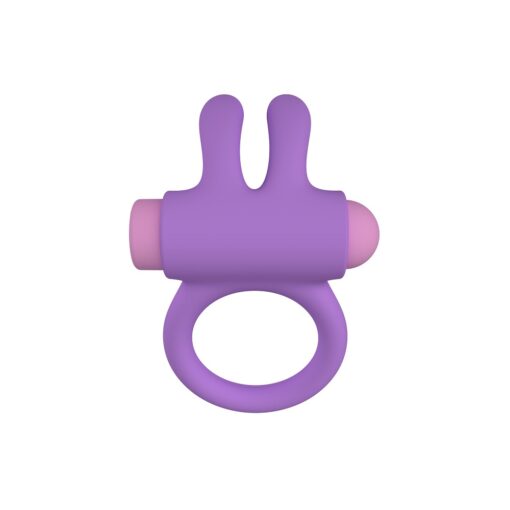 Party Color RINY Remote Control Rabbit Cock Ring Purple - Image 8