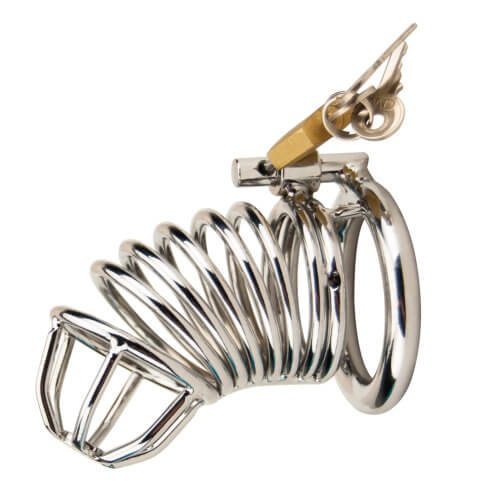Impound Spiral Male Chastity Device, additional product view