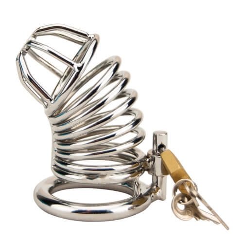Impound Spiral Male Chastity Device, additional product view