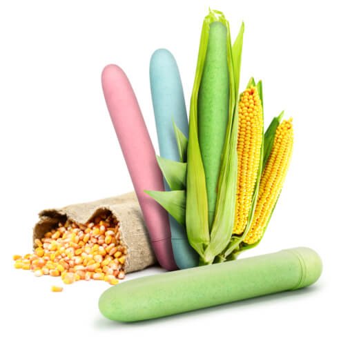 Blush Novelties Gaia Biodegradable Eco Vibrator Pink, additional product view