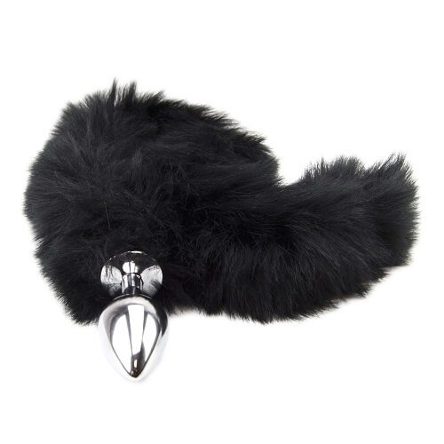 Furry Fantasy Black Panther Tail Butt Plug, additional product view