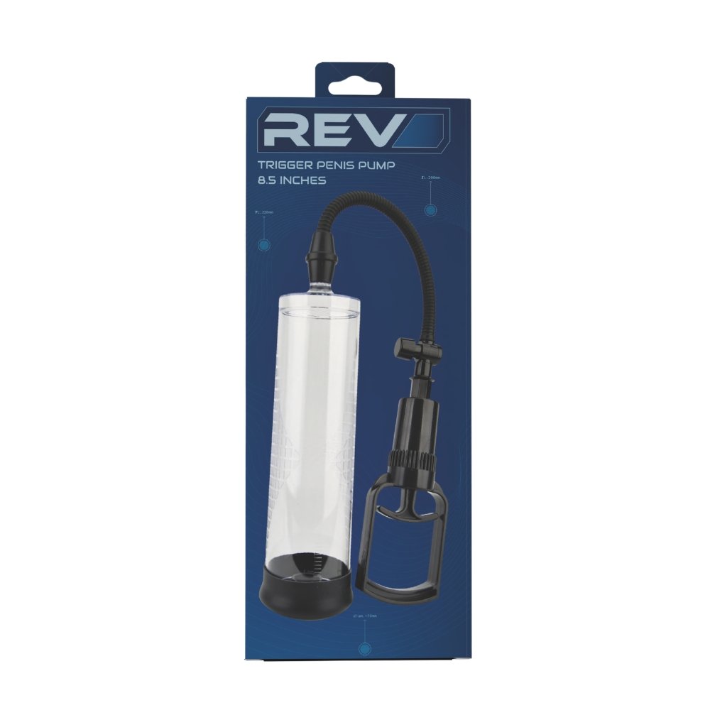Rev-Pump Trigger Penis Pump 8.5 Inches - Image 4