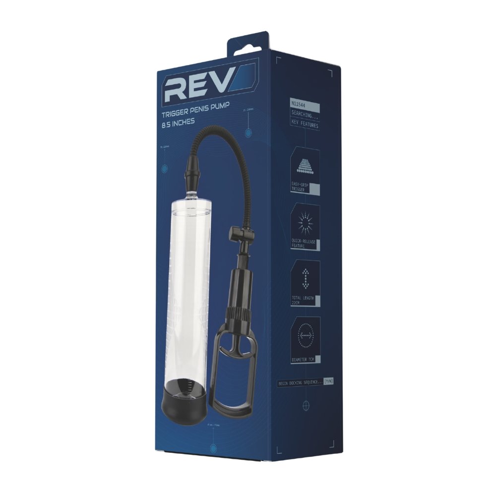 Rev-Pump Trigger Penis Pump 8.5 Inches - Image 5