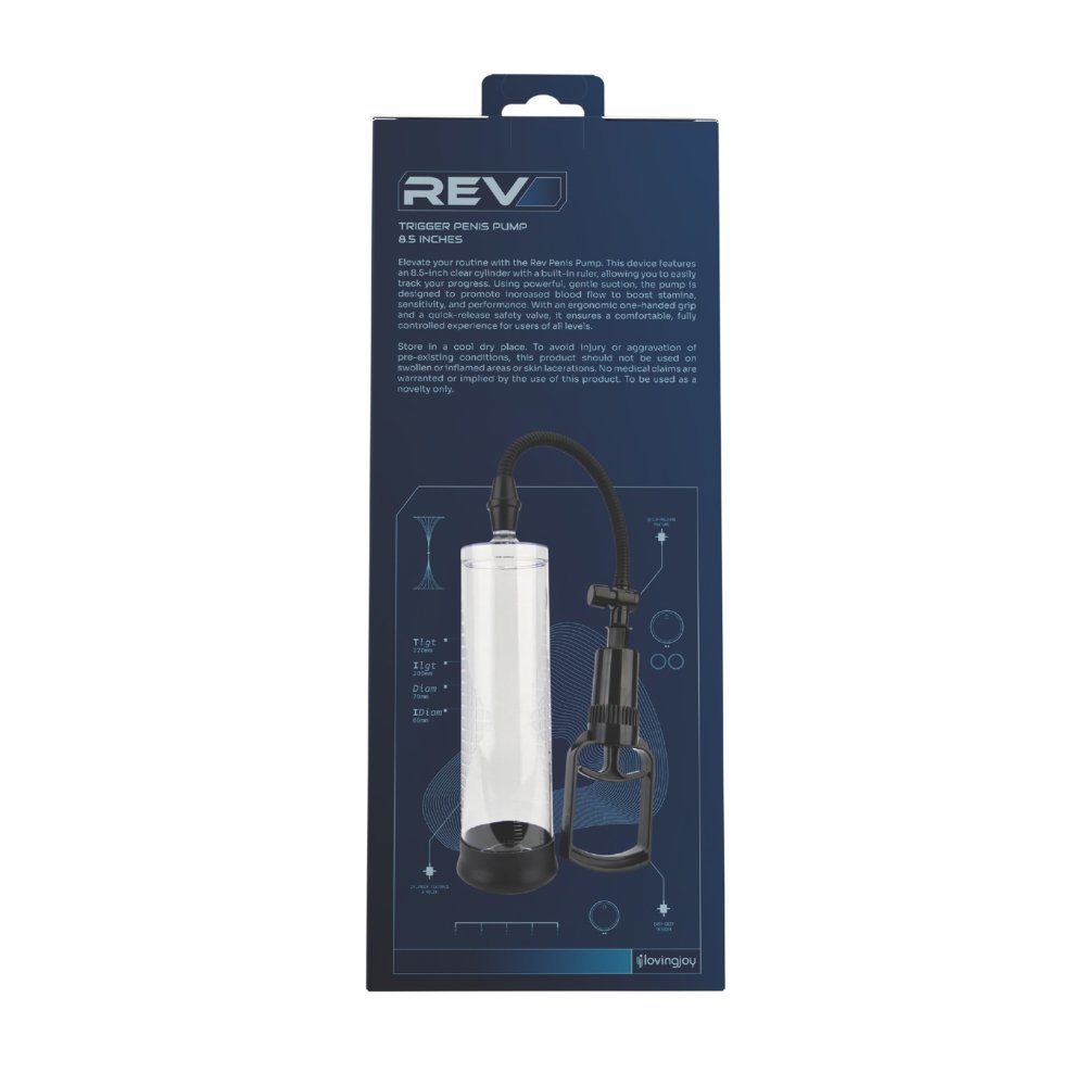 Rev-Pump Trigger Penis Pump 8.5 Inches - Image 6