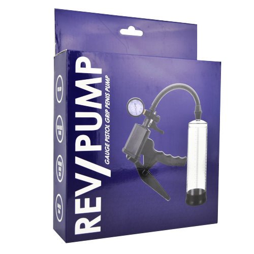 Rev-Pump Gauge Pistol Grip Penis Pump - Image 8