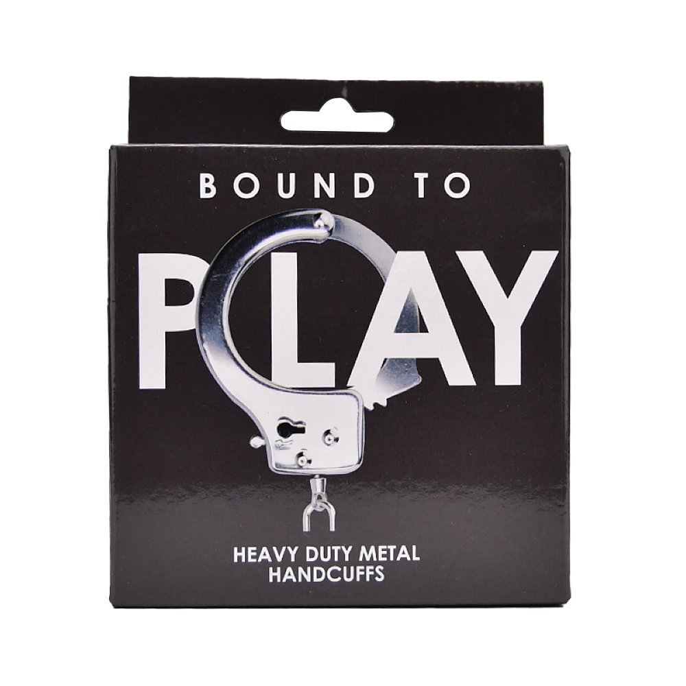 Bound to Play. Heavy Duty Metal Handcuffs - Image 6
