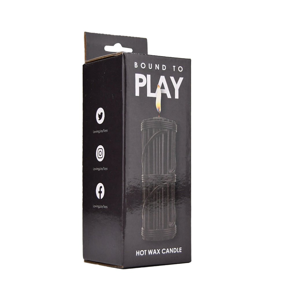 Bound to Play. Hot Wax Candle Black - Image 3