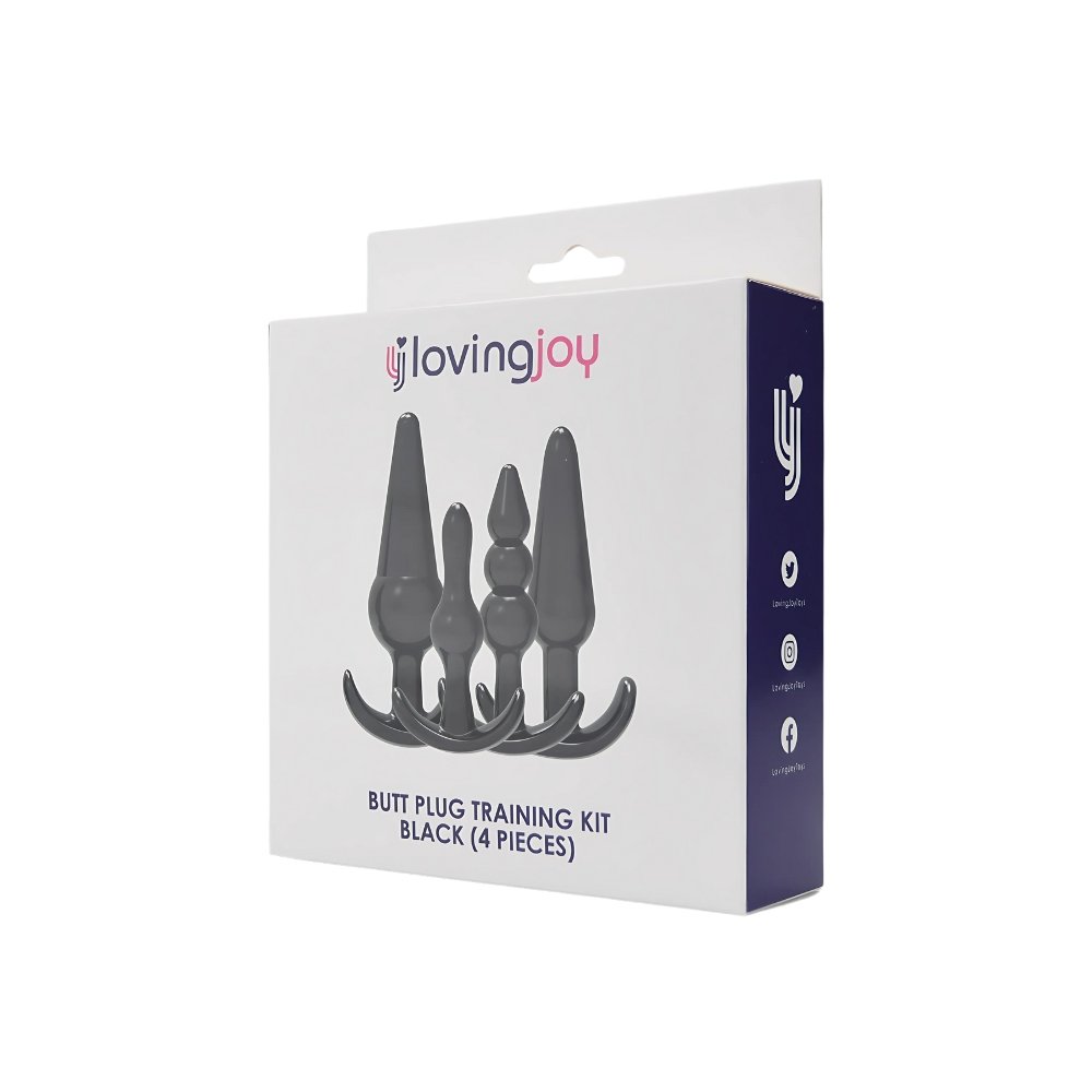 Loving Joy Butt Plug Training Kit Black - Image 12