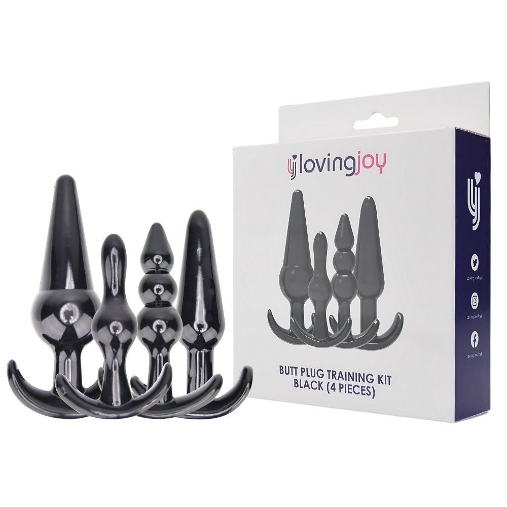 Loving Joy Butt Plug Training Kit Black - Image 13