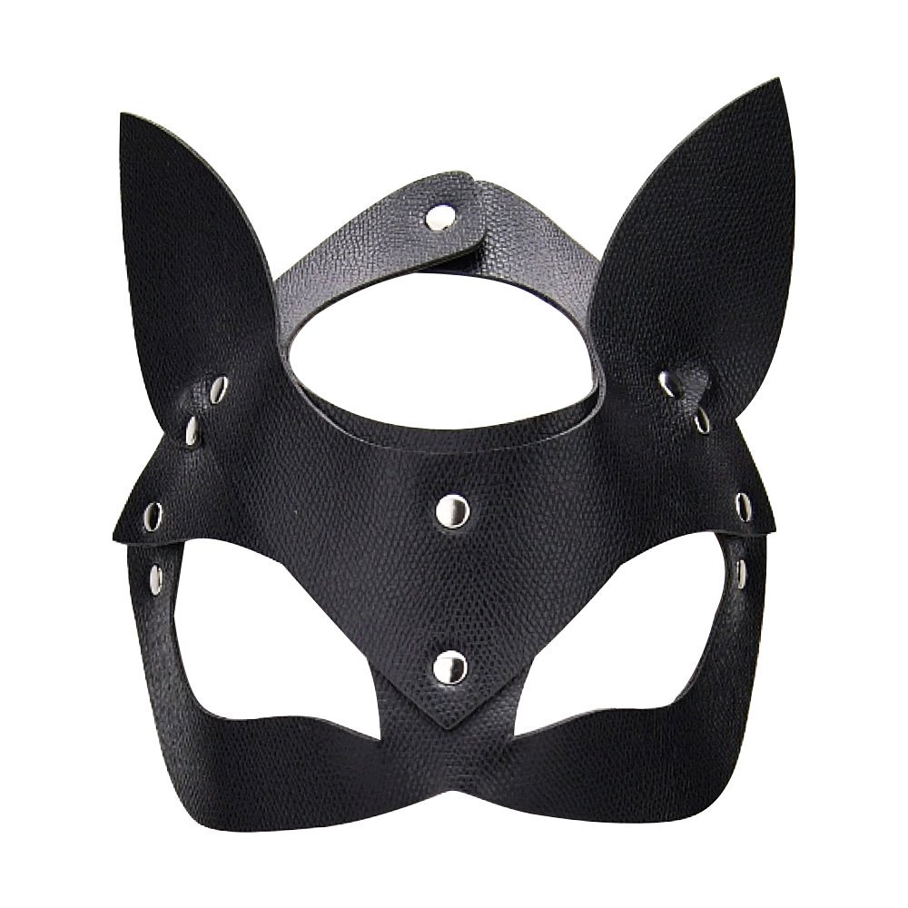 Bound to Play Kitty Cat Face Mask Black - Image 2