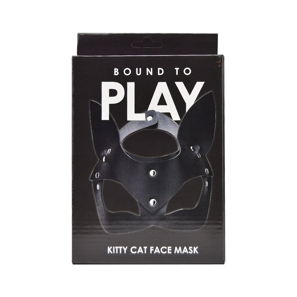 Bound to Play Kitty Cat Face Mask Black - Image 3