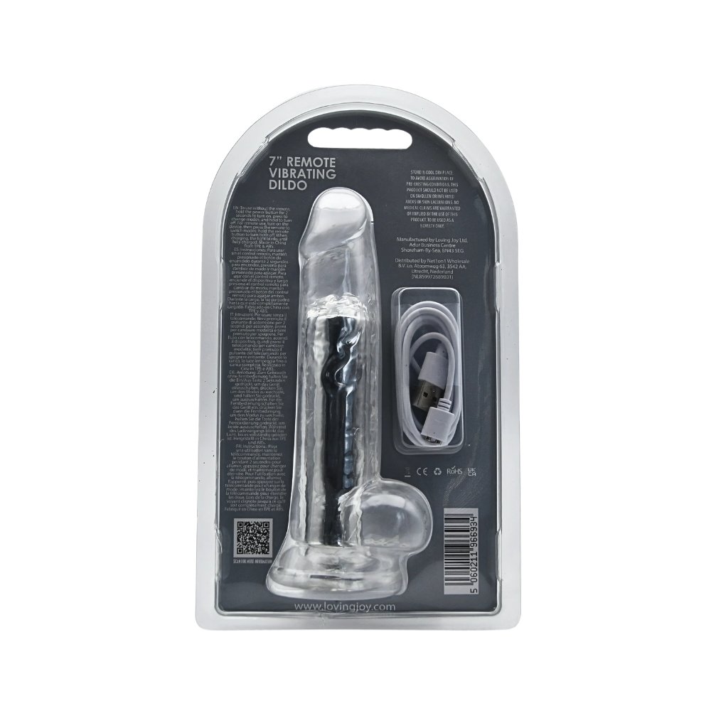 Loving Joy 7 Inch Remote Vibrating Dildo - Image 9