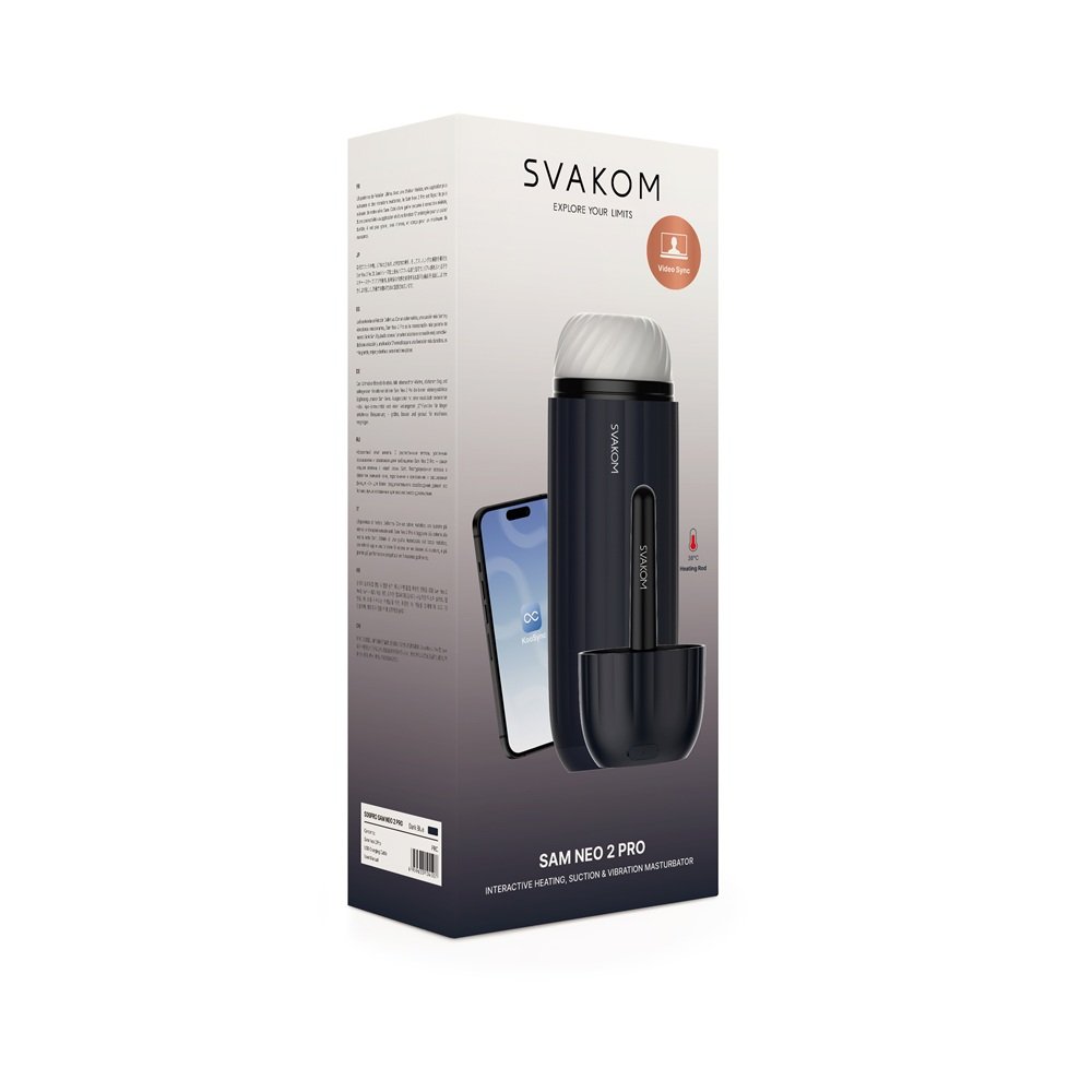 Svakom Sam Neo 2 Pro Interactive Heating Sucking and Vibrating Masturbator - Image 14