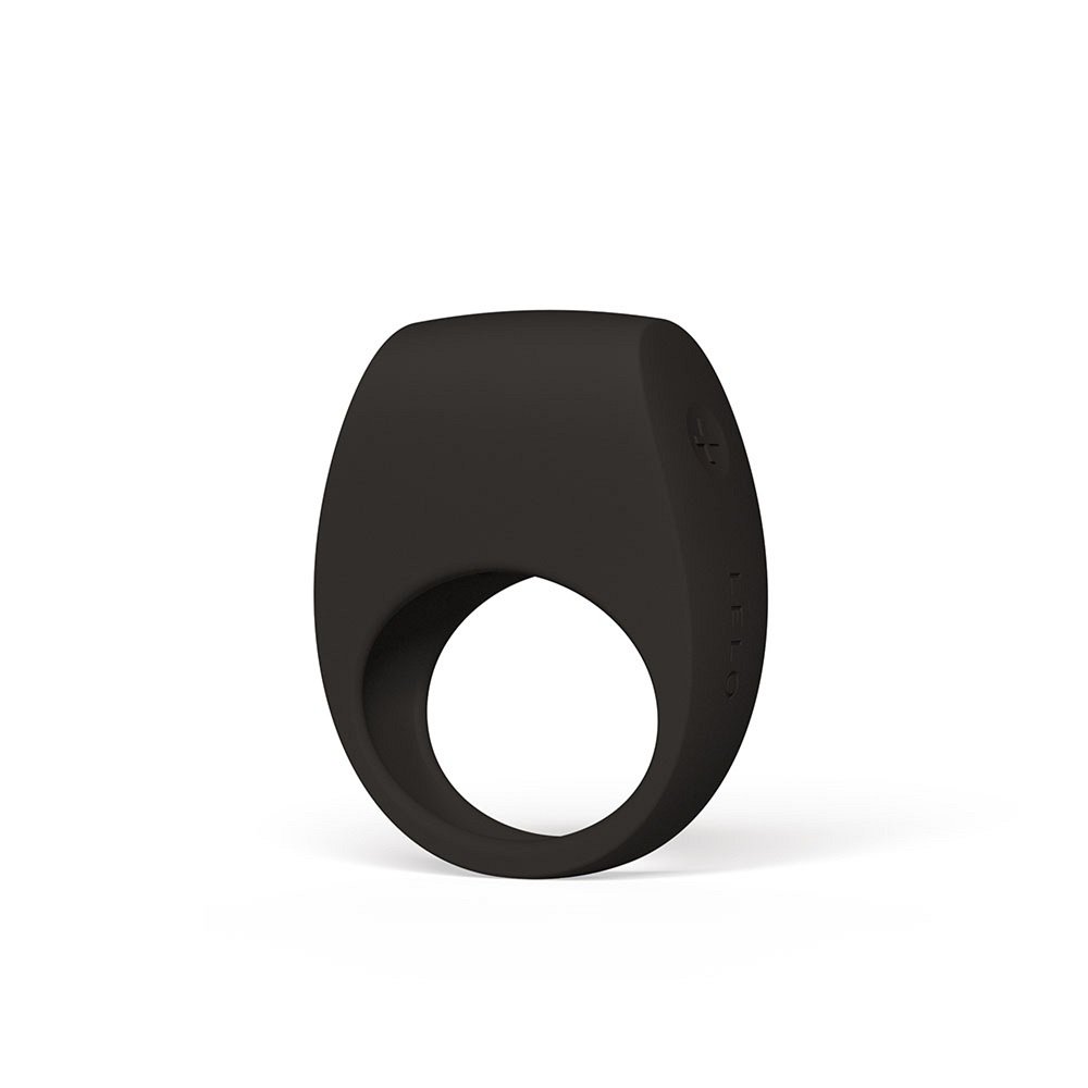 LELO Tor 3 black app controlled remote control ring with ergonomic design and side control buttons