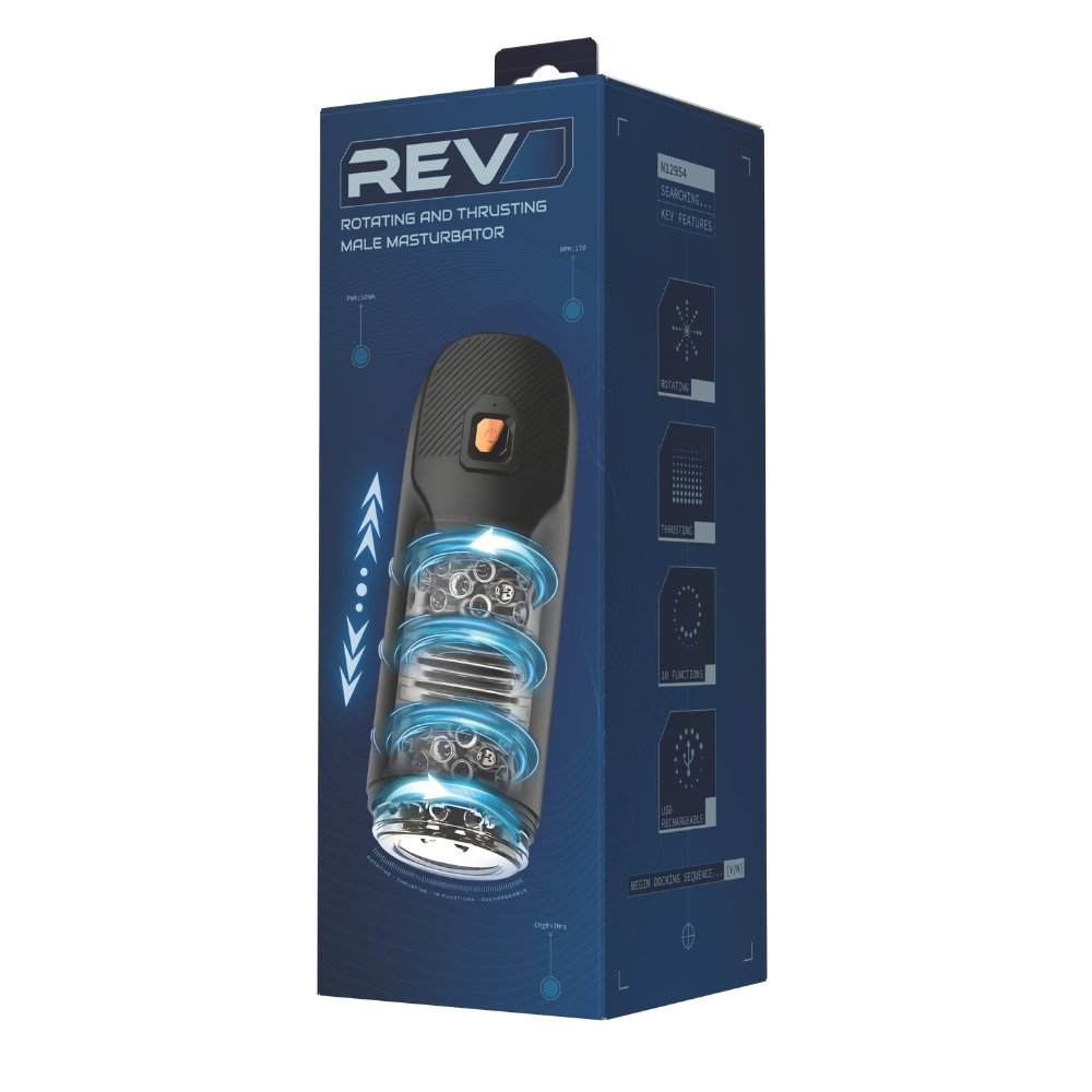 Rev Rotating and Thrusting Male Masturbator - Image 5