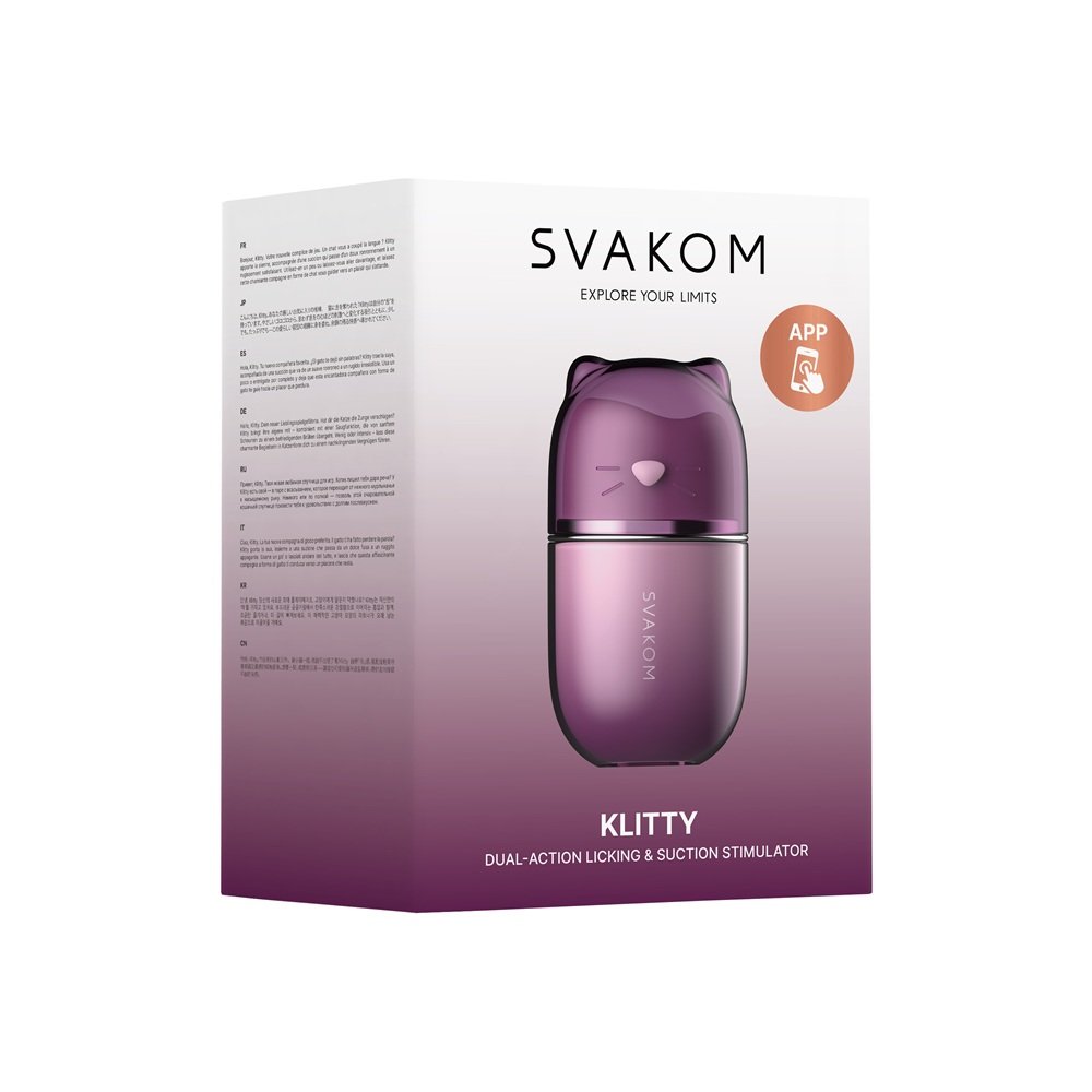 Svakom Klitty Dual Action Licking and Suction Stimulator - Image 12