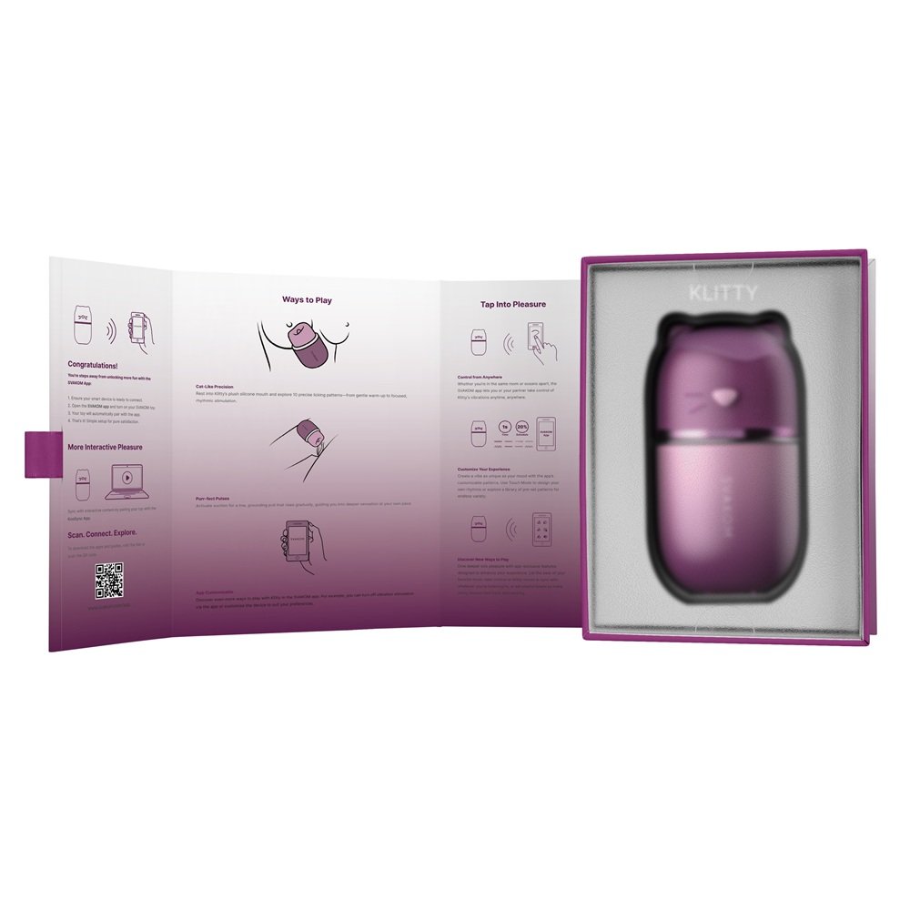 Svakom Klitty Dual Action Licking and Suction Stimulator - Image 14