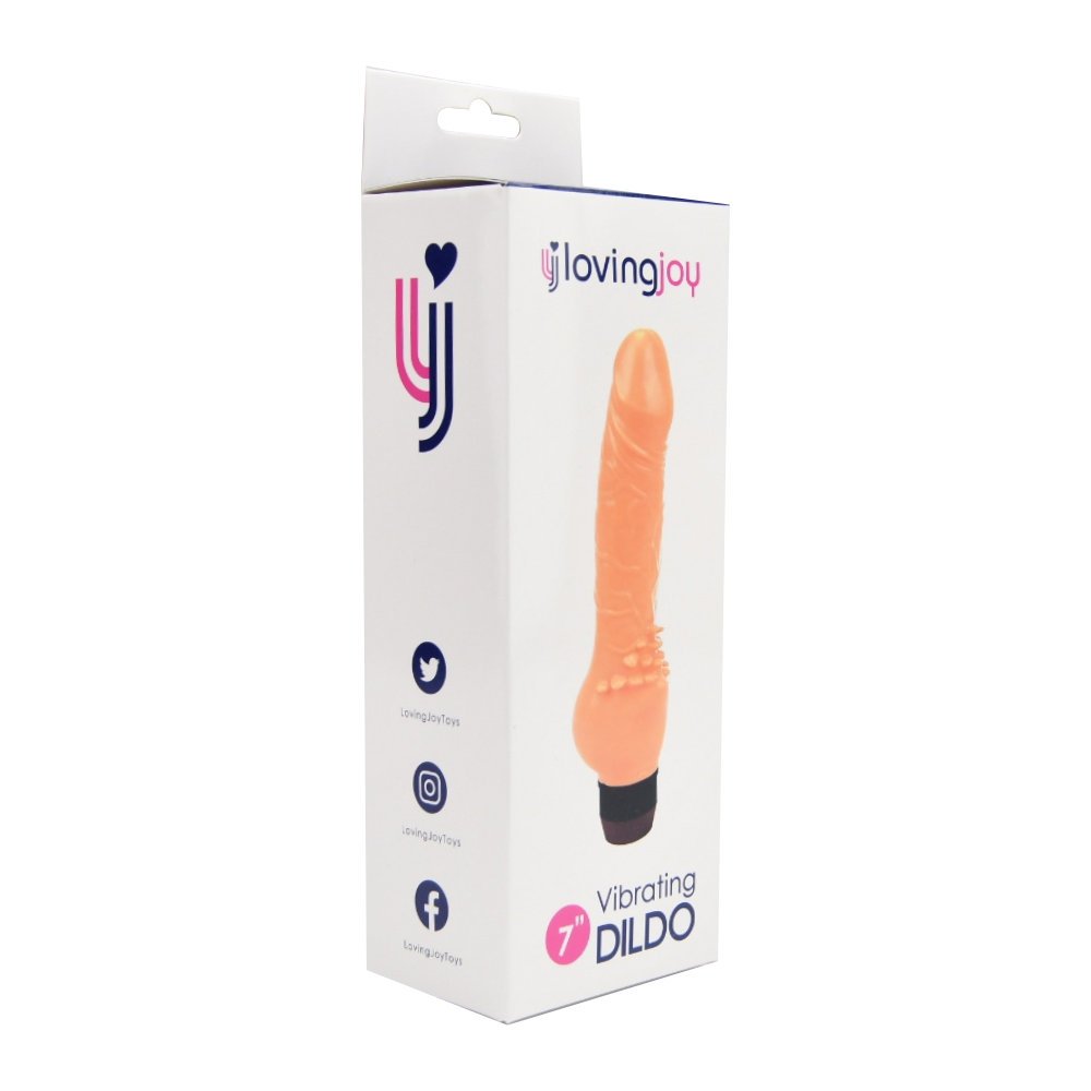 Loving Joy Bully Boy Realistic Vibrator Flesh, additional product view
