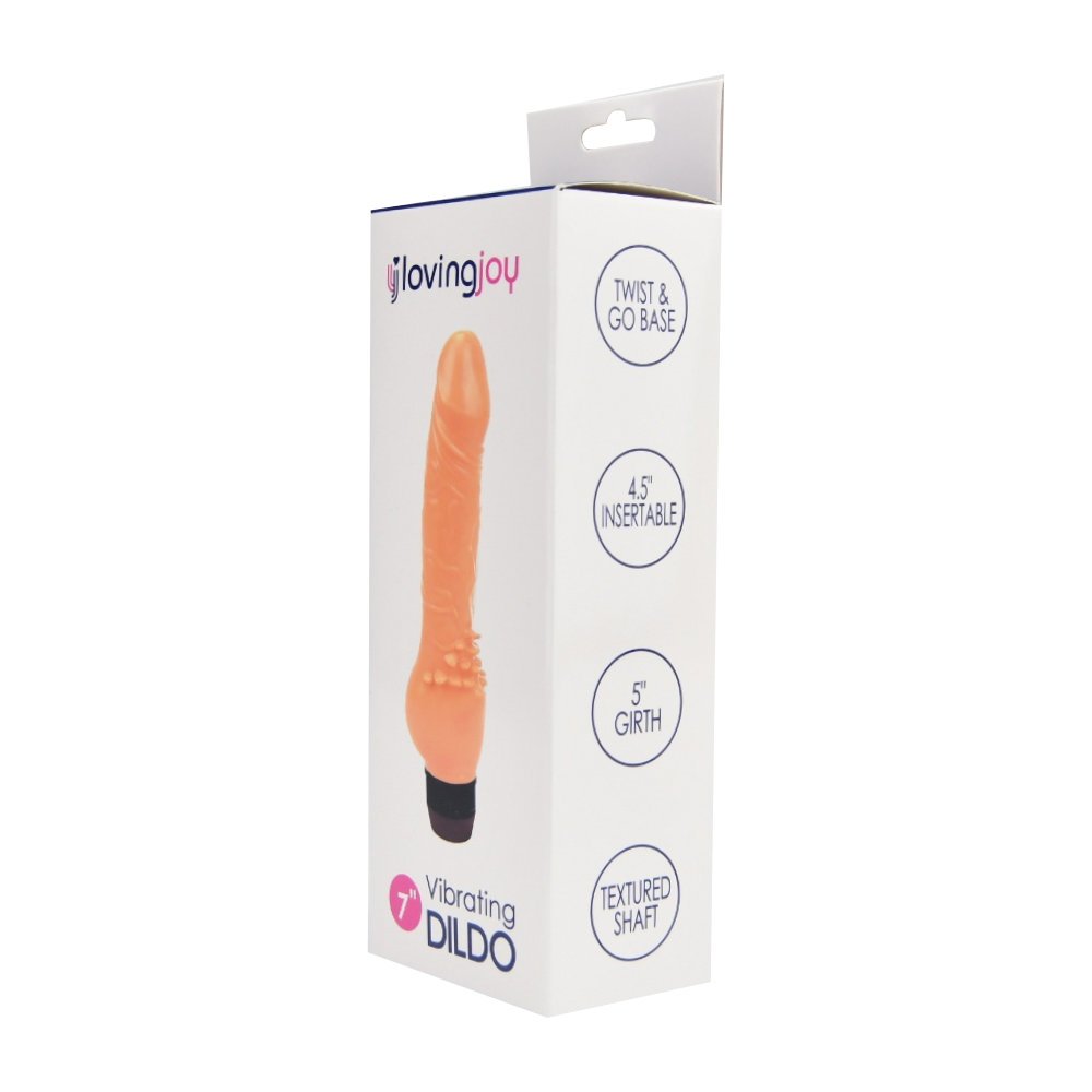 Loving Joy Bully Boy Realistic Vibrator Flesh, additional product view